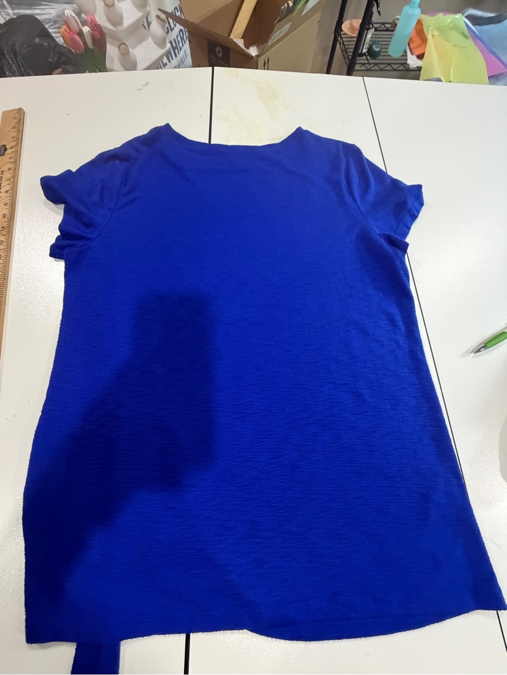 INC International Concepts Short Sleeve Tee in Cobalt Blue